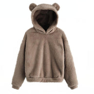 WW | Warmer Kapuzenpullover Mit Ohren