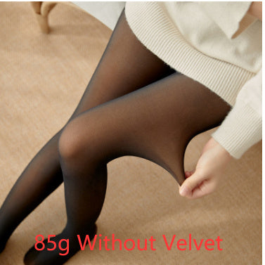 WW | Dicke Fleece Leggings Mit Transparentem Design