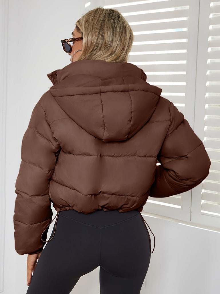WW | Pufferjacke mit Kordelzug und Taschen für Frauen