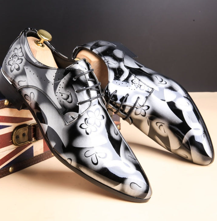 W&W Mode | Große Herren Business Freizeitschuhe Aus Glanzleder