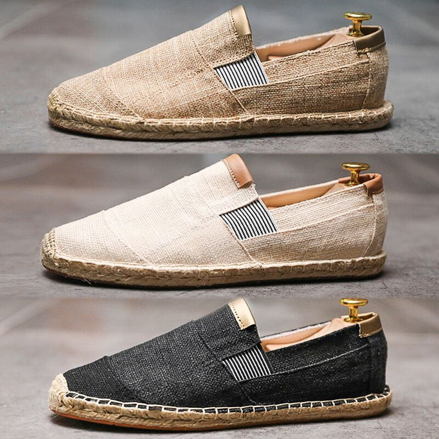 WW | Stilvolle Leichte Canvas Loafer Für Herren