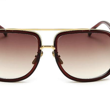 WW | Luxus Herren Sonnenbrille Mit Quadratischem Rahmen