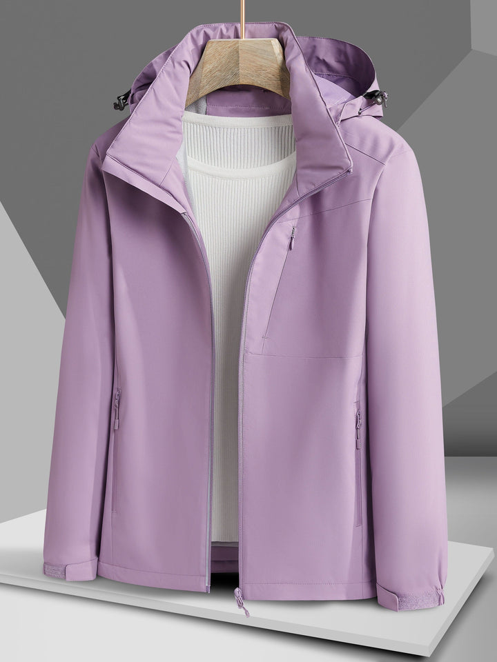 W&W Mode Wasserdichte Fleece-Winterjacke Mit Kapuze Für Damen | Perfekt Für Outdoor-Aktivitäten