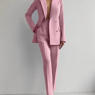 WW | Stilvolles Satz Bestehend Aus Edlem Blazer Und Eleganter Hose