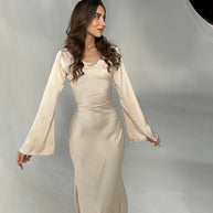 WW | Leichte Maxikleid mit Romantischem Schnitt