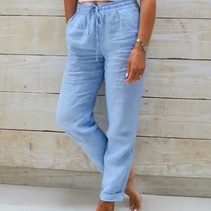 W&W Mode | Leichte Sommerhose Aus Leinen