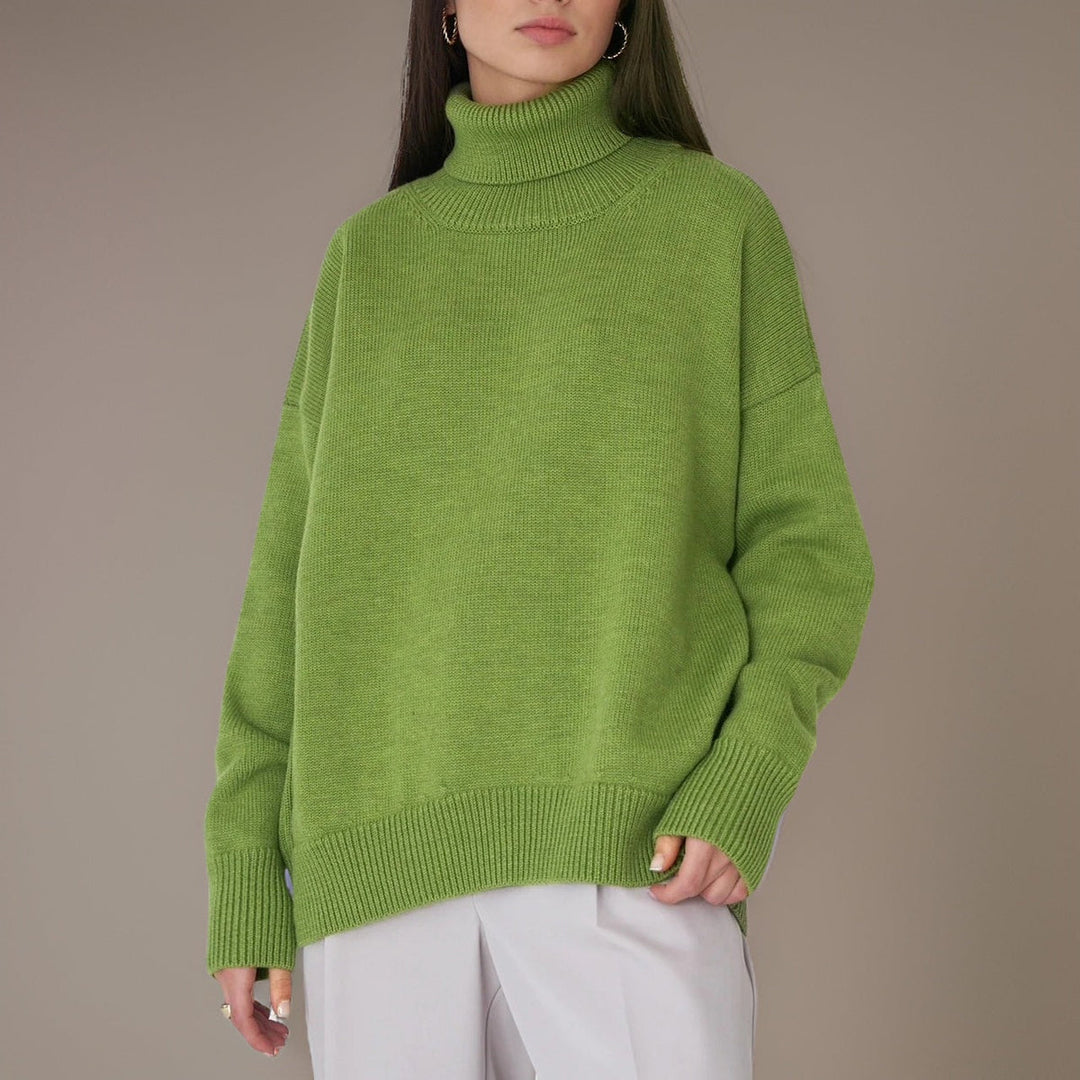 W&W Mode | Warmer Oversized Rollkragenpullover Für Den Winter