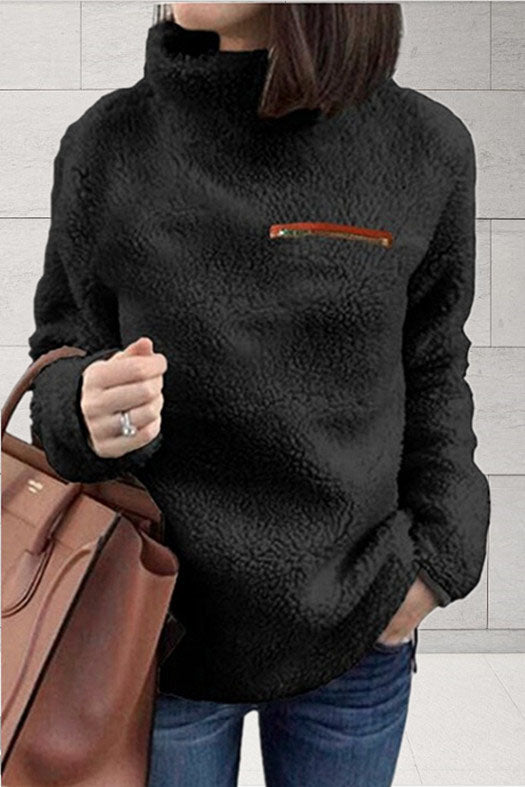 W&W Mode Cozy Teddy Pullover