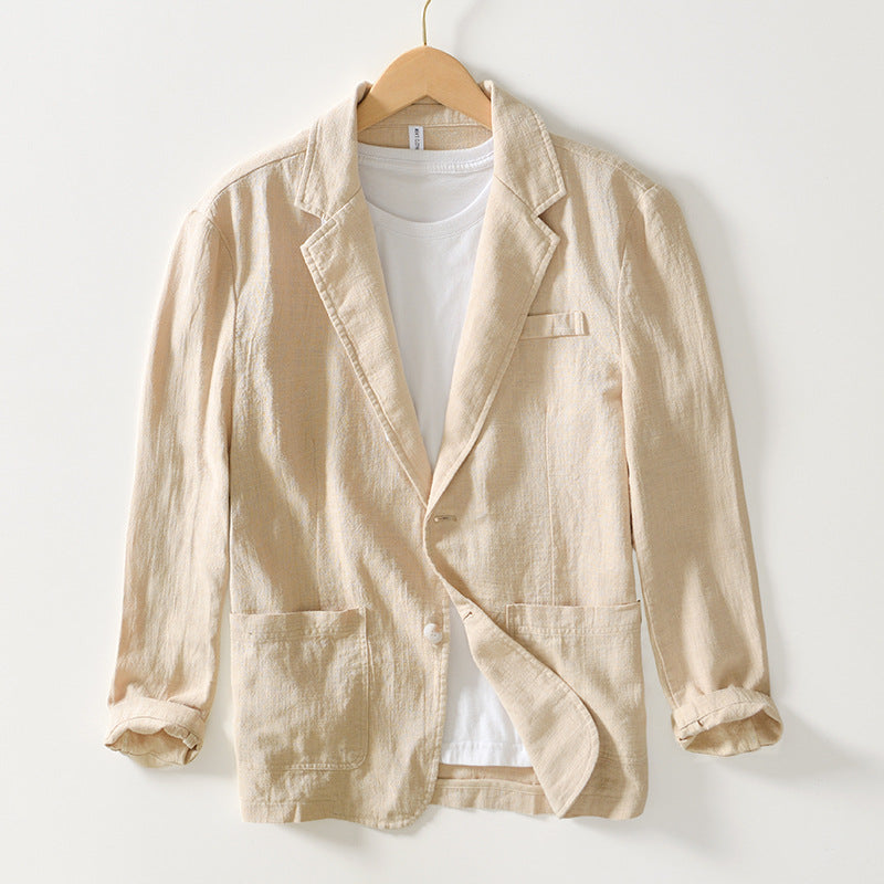WW | Herren Leichter Leinen Blazer