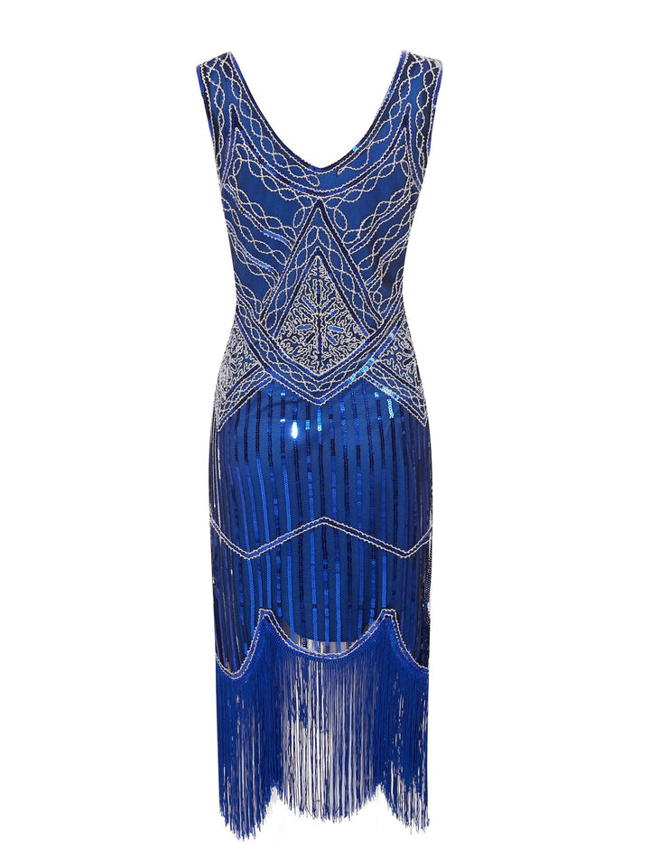 W&W Mode | 1920Er Gatsby-Kleid Schwarz Gold