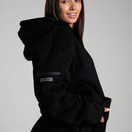 WW | Reise Kapuzenpullover mit Flugzeugmodus-Grafik