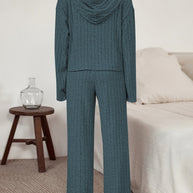 WW | Damen Freizeit Uni Farbener Kapuzenpullover und