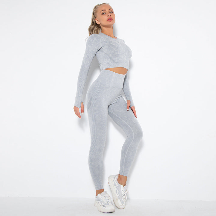 W&W Mode | Sportliches Set Mit Crop Top Und High Waist Leggings