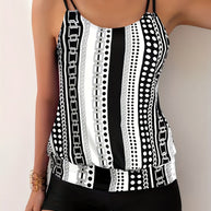 WW | Tankini-Set mit Streifen und Punkten