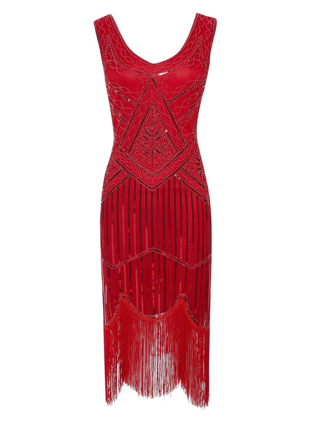 W&W Mode | 1920Er Gatsby-Kleid Schwarz Gold