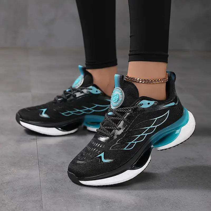 WW | Atmungsaktive Wasserdichte Plateau Sneakers Aus Mesh