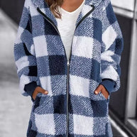 Lässiger Hoodie in Übergröße für Frauen