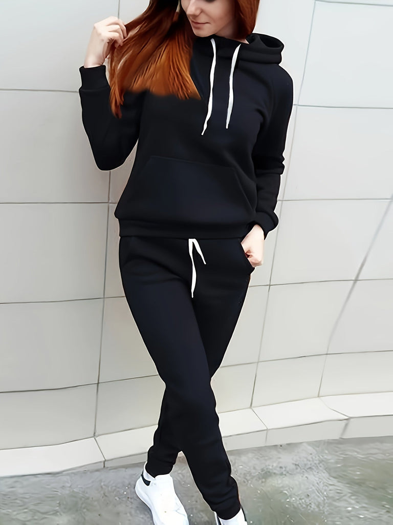 Wolff | Damen Freizeit Kapuzen Hoodie mit Taschen