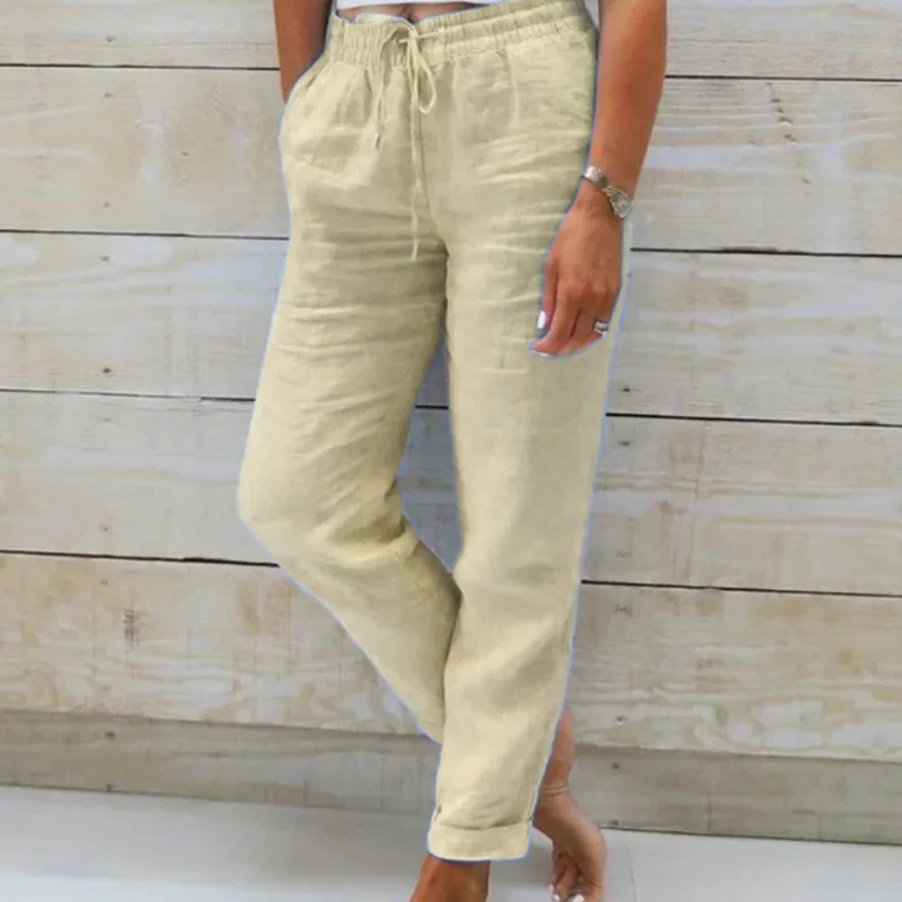 W&W Mode | Leichte Sommerhose Aus Leinen