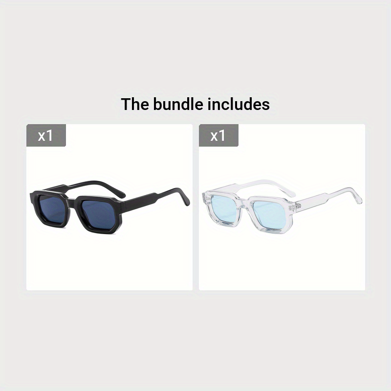 W&W Mode | Neue Retro Sonnenbrille Mit Quadratem Rahmen Für Herren