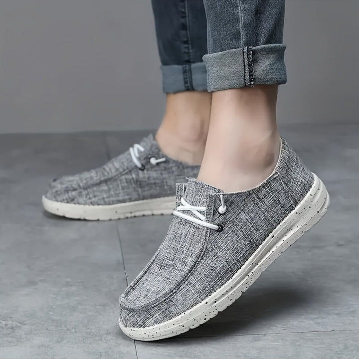 W&W Mode | Legere Herren Loafer Mit Einfarbigem Design Und Runder Schuhspitze