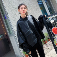 WW | Damen Lederjacke Mit Box Cut