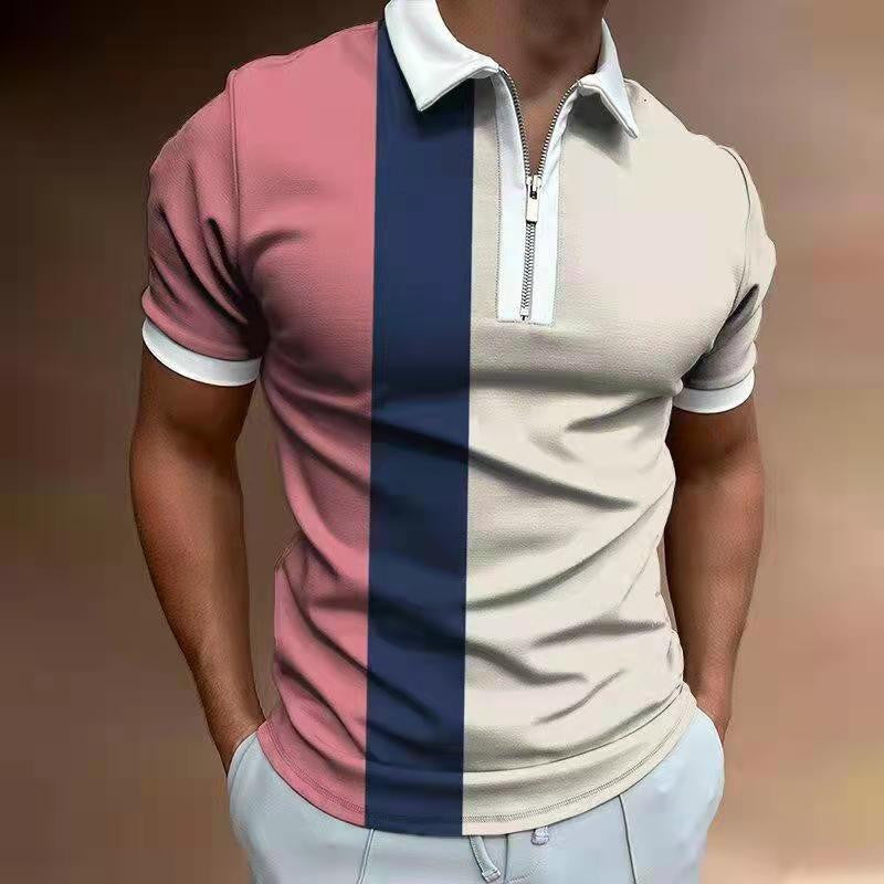 WW | Gestreiftes Polo Shirt Mit Kurzem Arm Und Kragen
