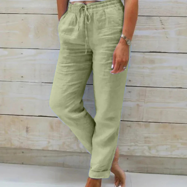 W&W Mode | Leichte Sommerhose Aus Leinen