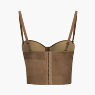 WW | Figurbetontes Bustier Top Mit Bügel Cups Und Transparenter Mesh Struktur