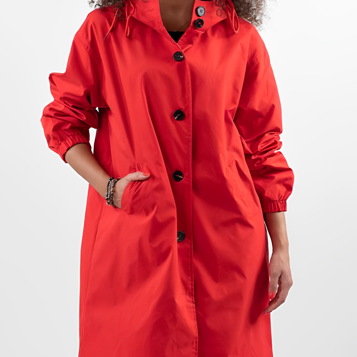 W&W Mode Wasserdichte Jacke mit Kapuze