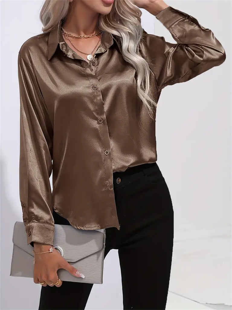 WW | Luxus Satin Bluse