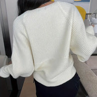 WW - Gekreuzter Strick-Cardigan