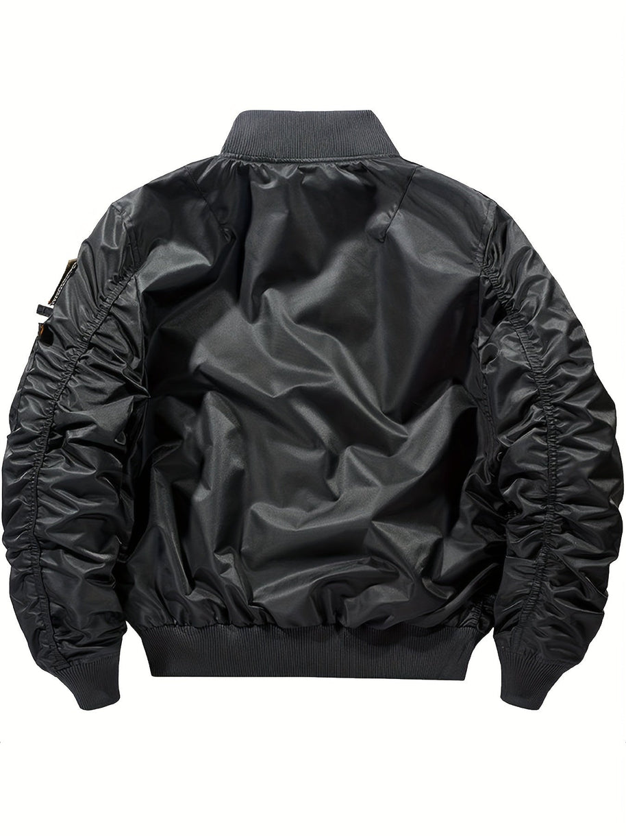 WW | Bomber Taktische Outdoorjacke Mit Stehkragen Für Herren - Perfekt für Outdoor-Aktivitäten