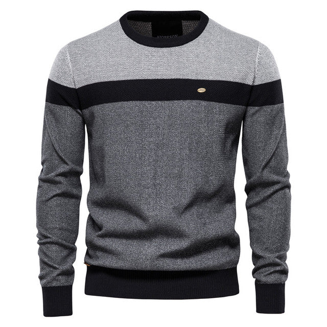 W&W Mode | Farbblock Sweatshirt Für Herren