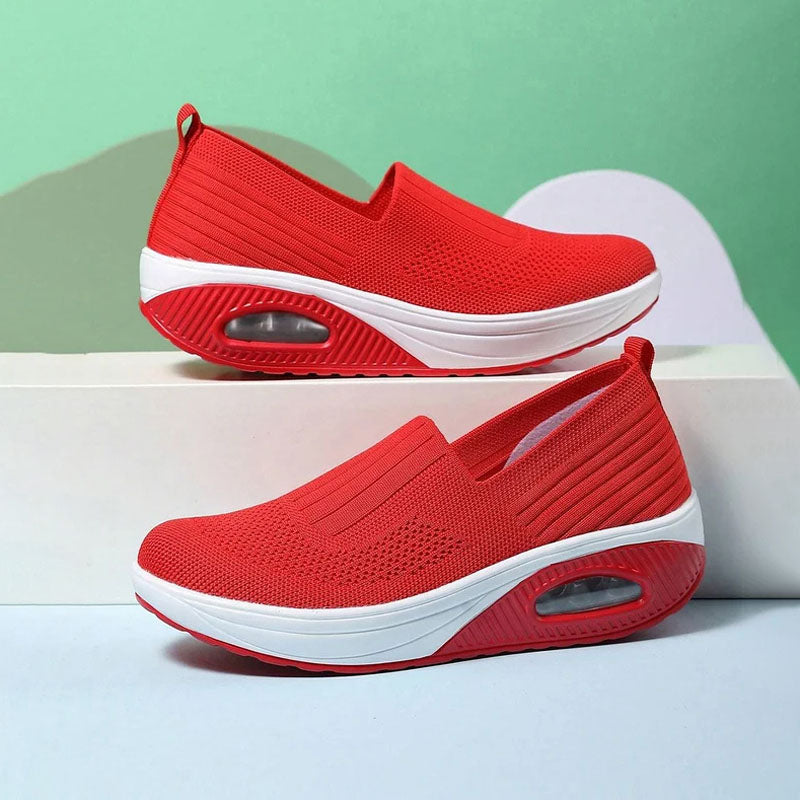 W&W Mode | Atmungsaktive Slip on Sneaker Mit Ergonomischer Sohle Für Damen