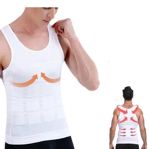 WW | Schlanke Passform Kompression Body Shaper mit Bauchkontrolle und Unsichtbarem Unterhemd Design