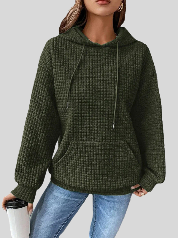 WW | Damen Pullover Hoodie mit Kordelzugkapuze