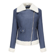 WW | Winterlederjacke mit Fleece-Futter