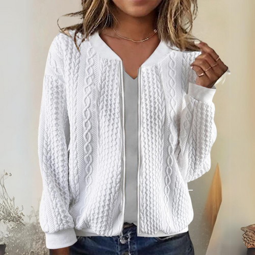 W&W Mode | Bequeme Zipperjacke Für Damen