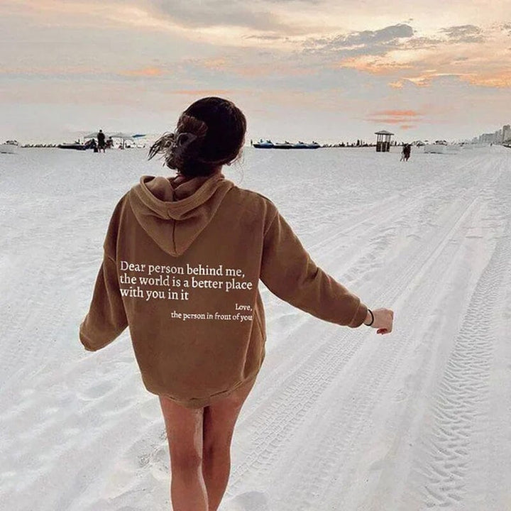 W&W Mode | Warmth Pullover mit Buchstabenaufdruck