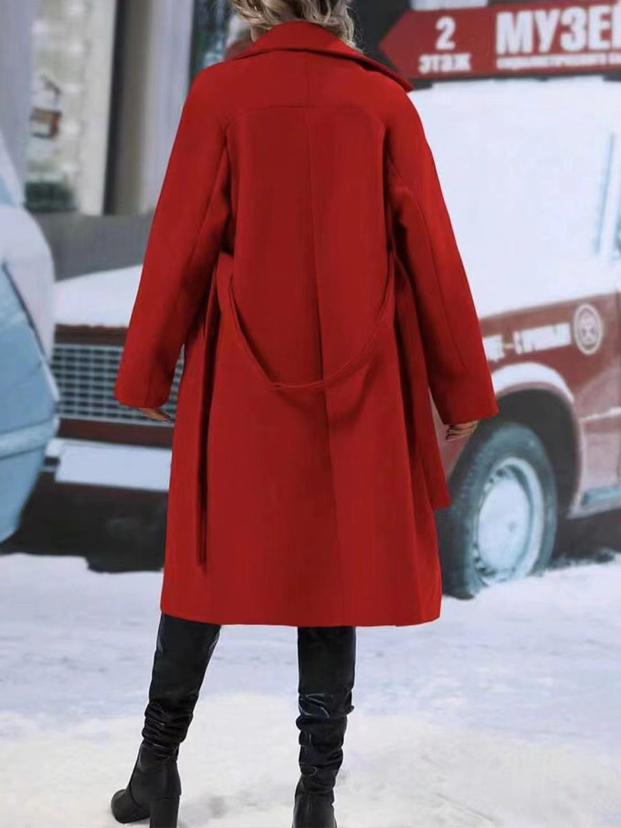 WW | Klassischer Damen Trenchcoat Mit Doppelknopfverschluss