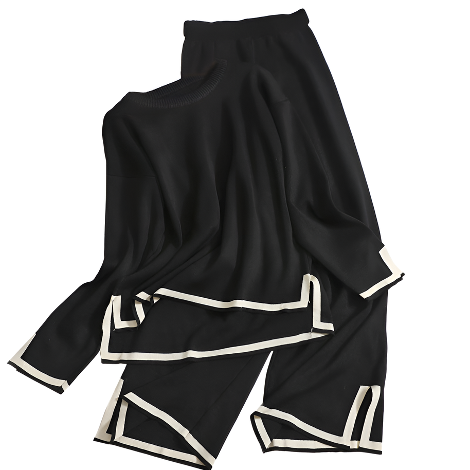 WW Elastisches Strick-Lounge-Set