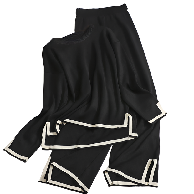 WW Elastisches Strick-Lounge-Set