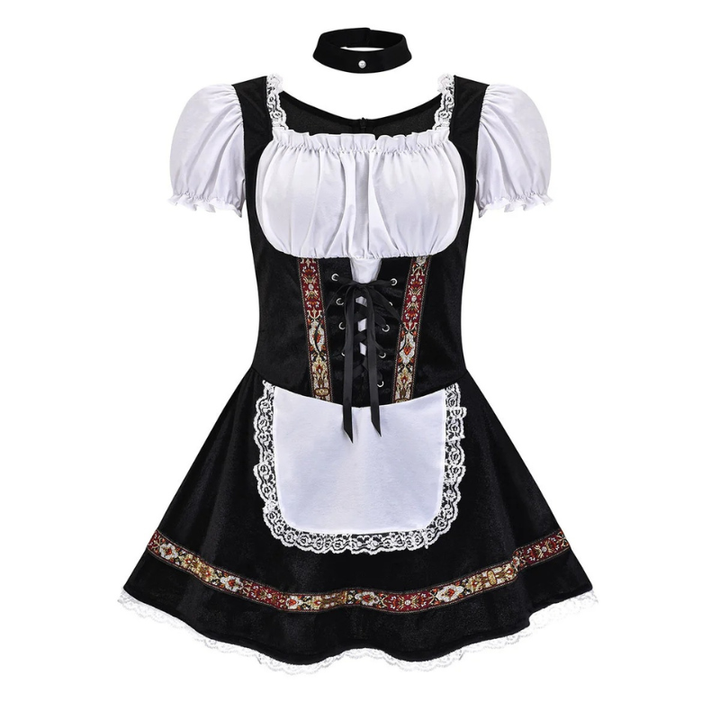WW | Damen Oktoberfest Outfit mit Stickereien und Spitze
