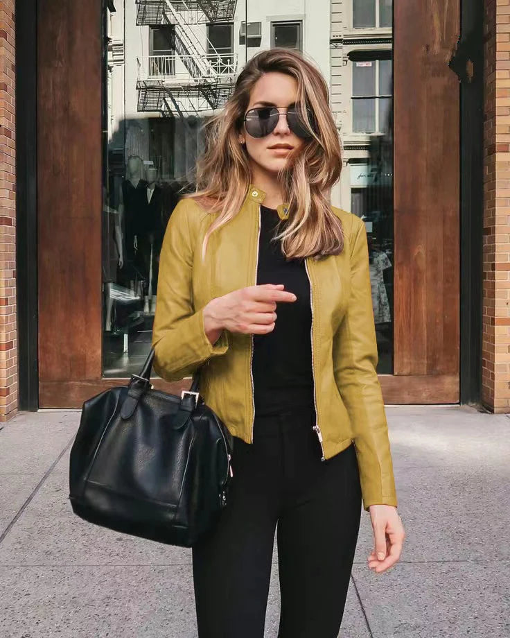 WW | Modische Lederjacke