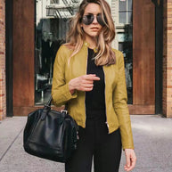 WW | Modische Lederjacke