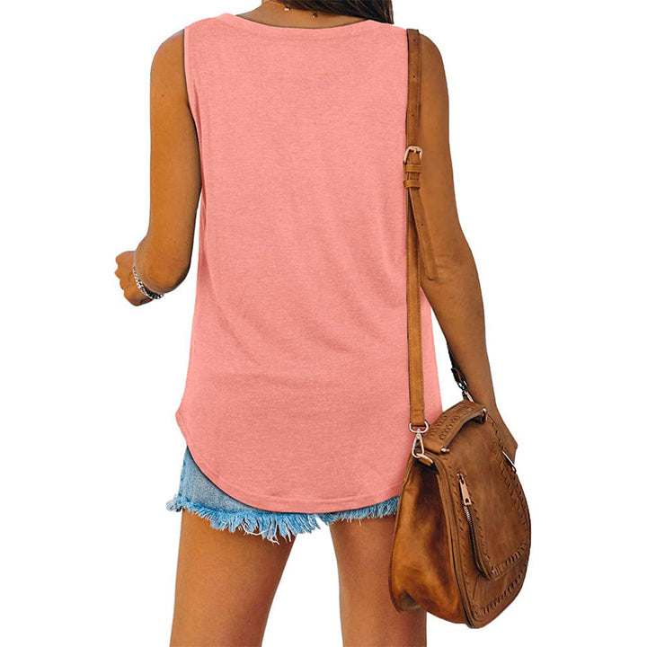 W&W Mode Mckayla Jersey V-Ausschnitt Tank-Top