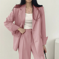 WW | Langer Damenblazer mit Breitem Revers und Relaxter Passform