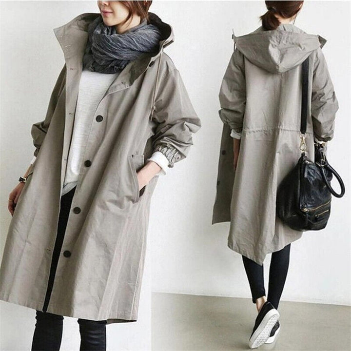 W&W Mode | Trenchcoat mit Kapuze für Damen