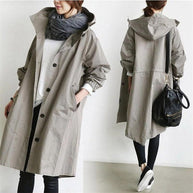 WW | Trenchcoat mit Kapuze für Damen